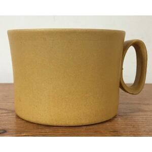 Set 5 Vtg Mid Century Bennington Potters Pottery Elements Gold Coffee Tea Mugs